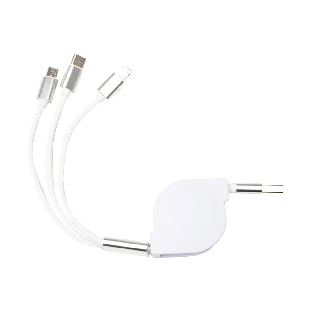 Cabo Retrátil USB 3 em 1 L010338b