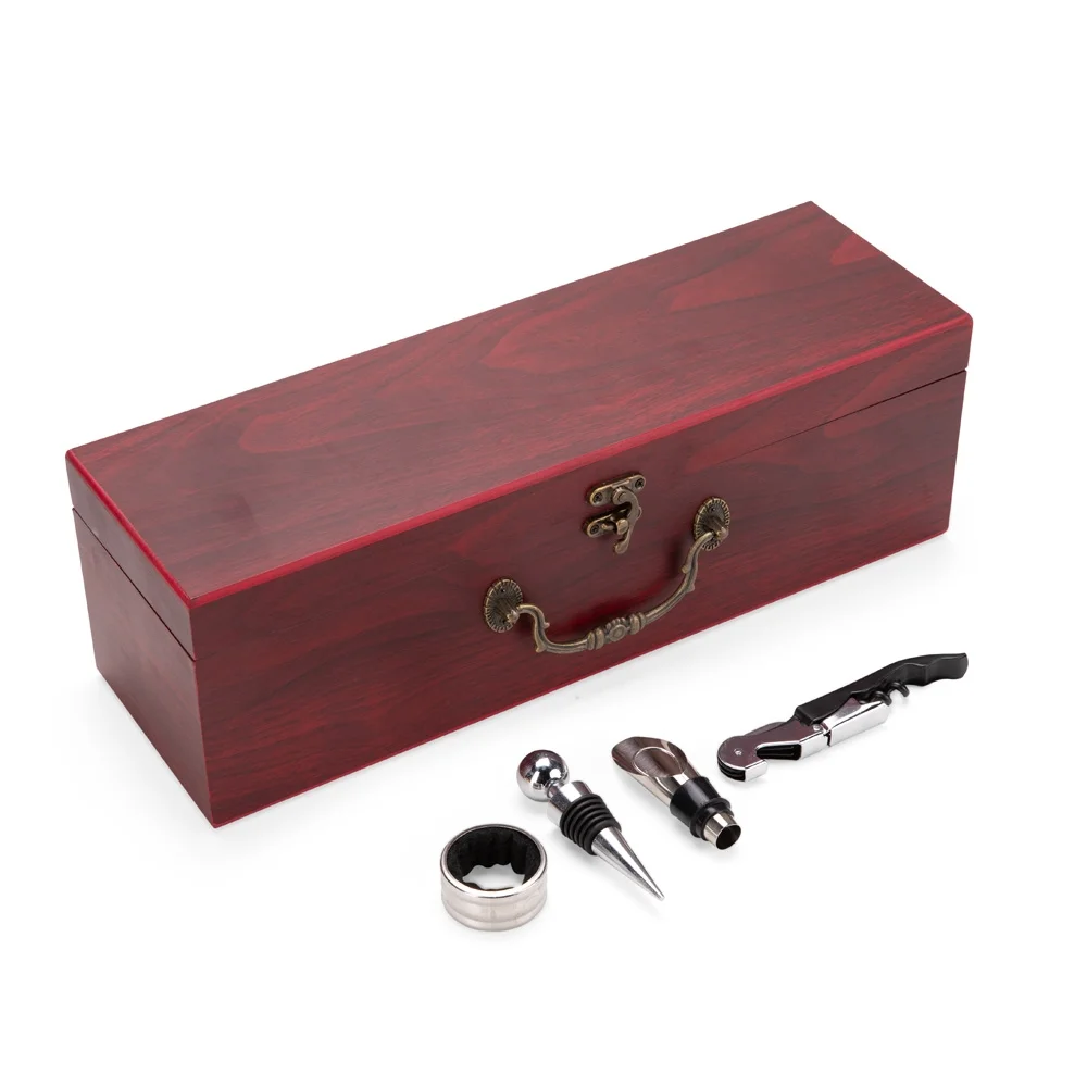 Kit Vinho Executivo (4 Peças – Vermelho) L019123