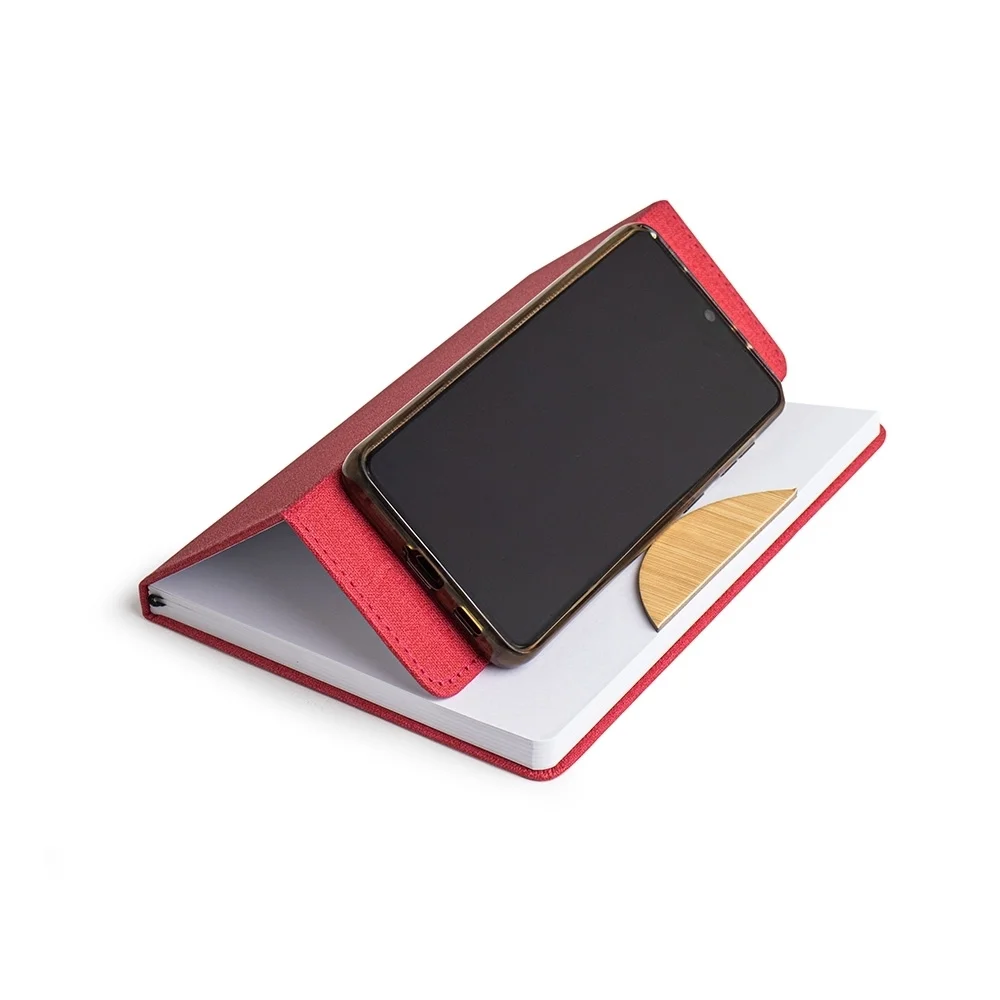 Caderneta rPET com Suporte para Celular L006100