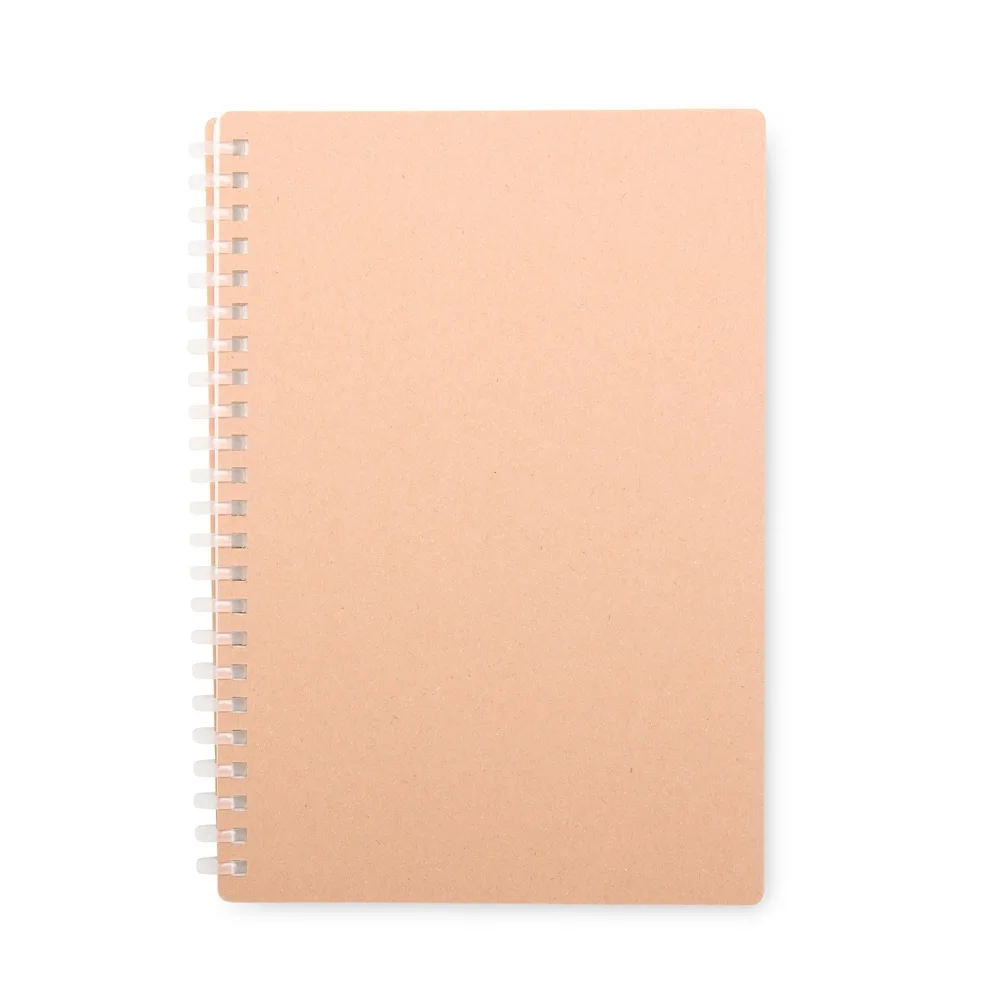 Caderno de Anotações em Kraft com Espiral L009065