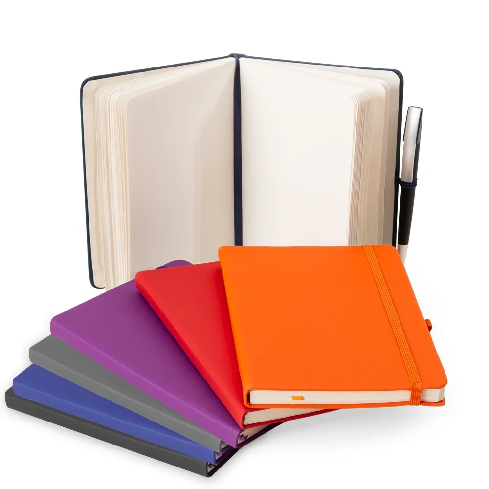 Caderneta Tipo Moleskine com Folhas sem Pauta L014429s