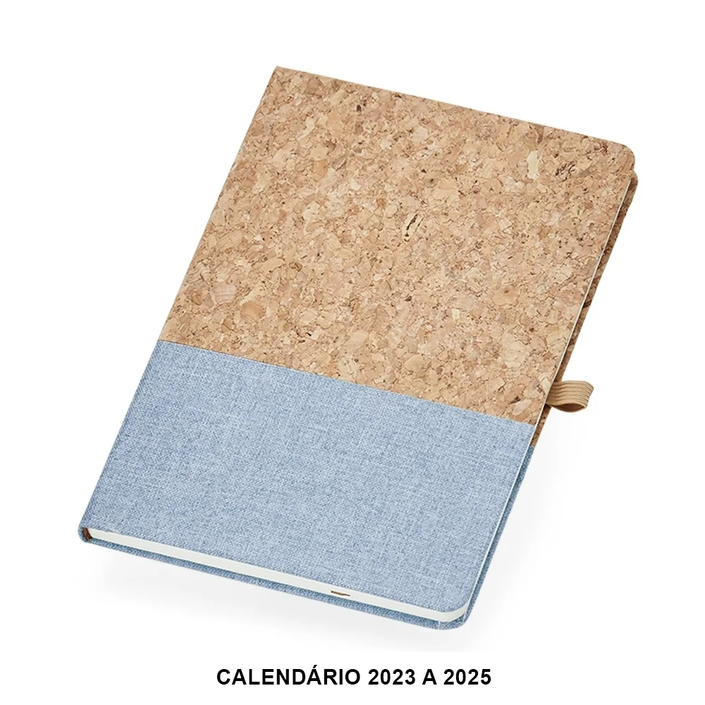 Caderneta A5 em Cortiça e Linho com Calendário L018112
