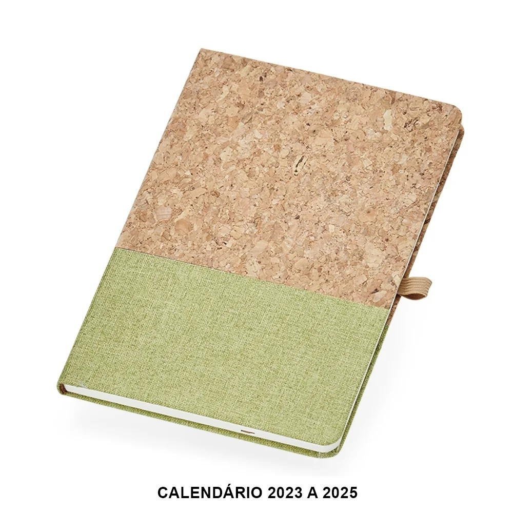 Caderneta A5 em Cortiça e Linho com Calendário L018112