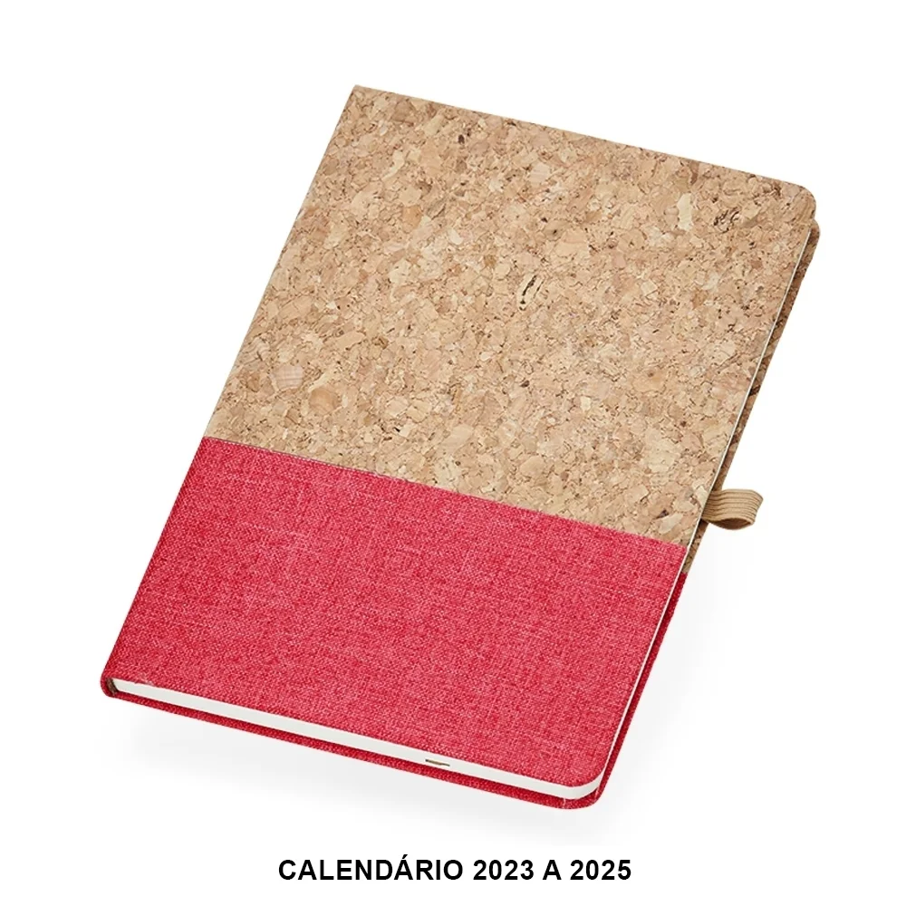 Caderneta A5 em Cortiça e Linho com Calendário L018112
