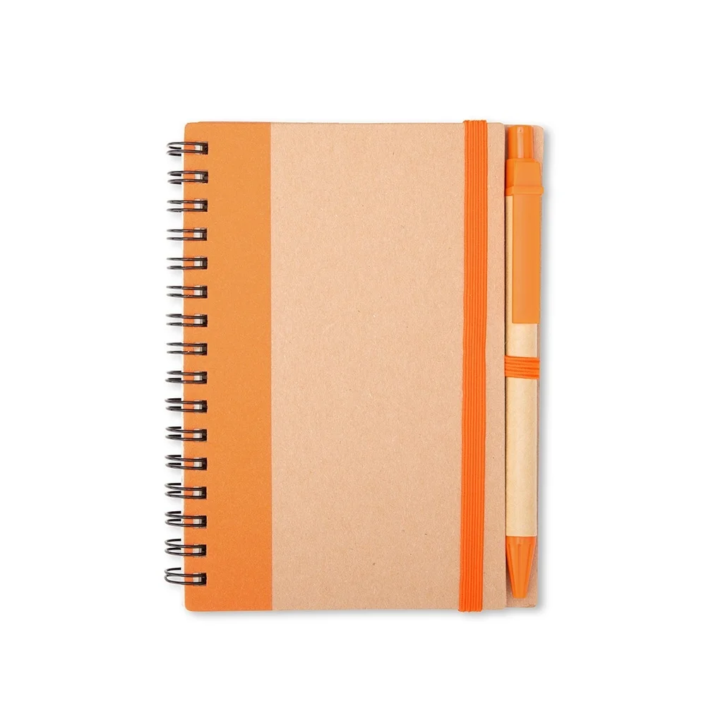 Caderno Ecológico Personalizado com Caneta L019136