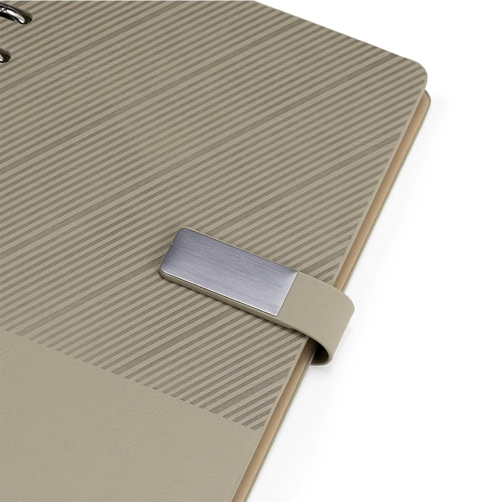 Caderno Fichário Executivo em Couro Sintético L019140