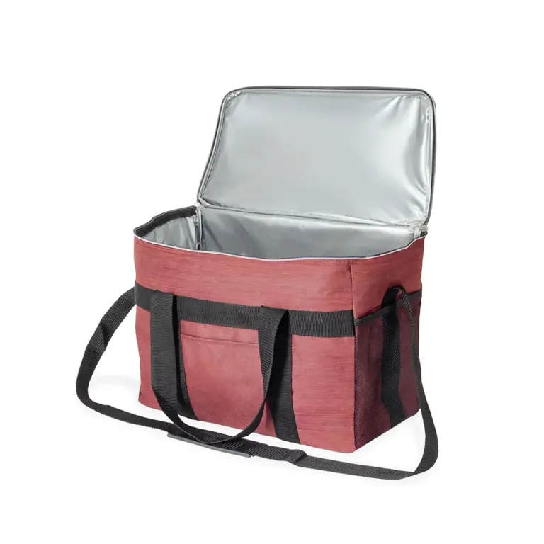 Bolsa Térmica Grande com Bolsos Laterais em Tela L018605