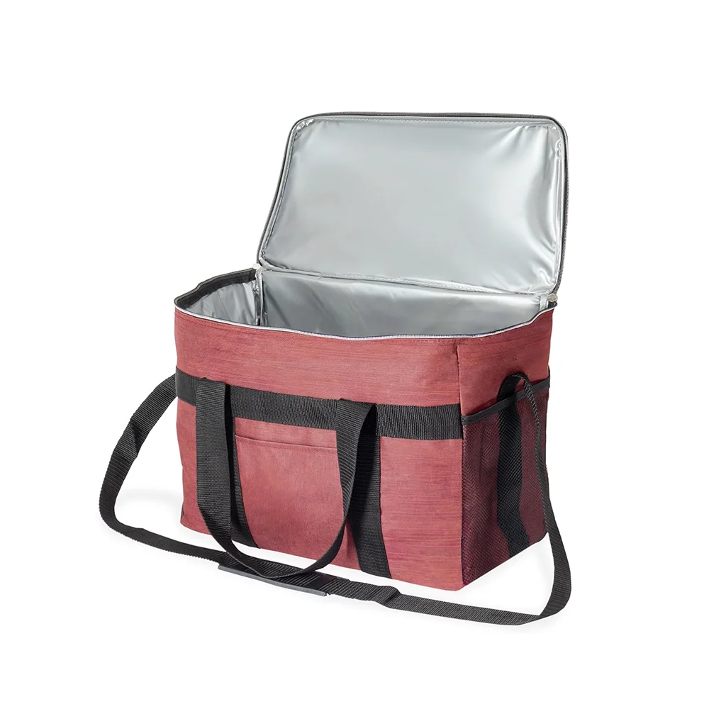Bolsa Térmica Grande com Bolsos Laterais em Tela L018605