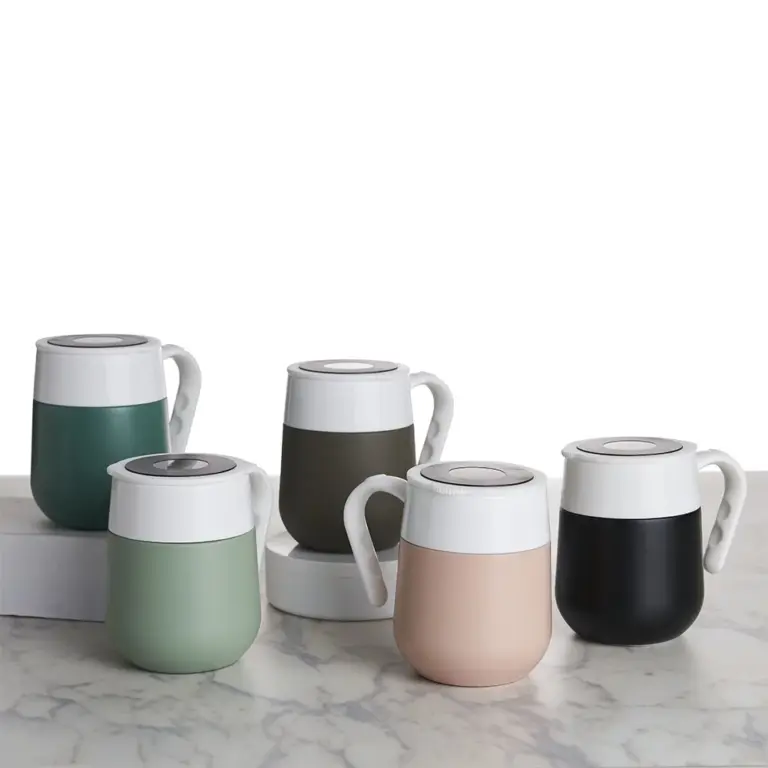Caneca Térmica Inox com Parede Dupla e Tampa L018640