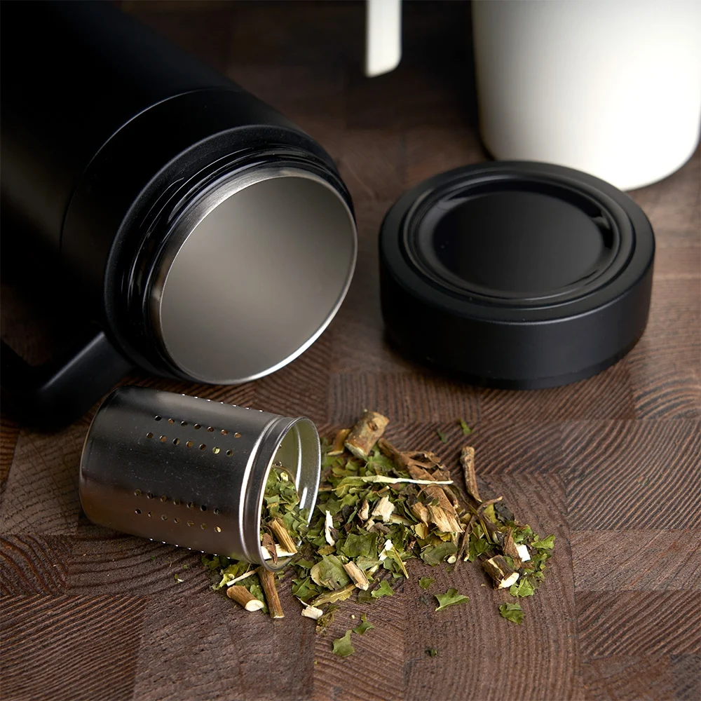 Caneca de Inox com Alça Mosquetão L018641