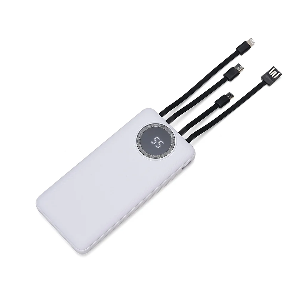 Carregador Portátil Power Bank Slim (Plástico) L004052
