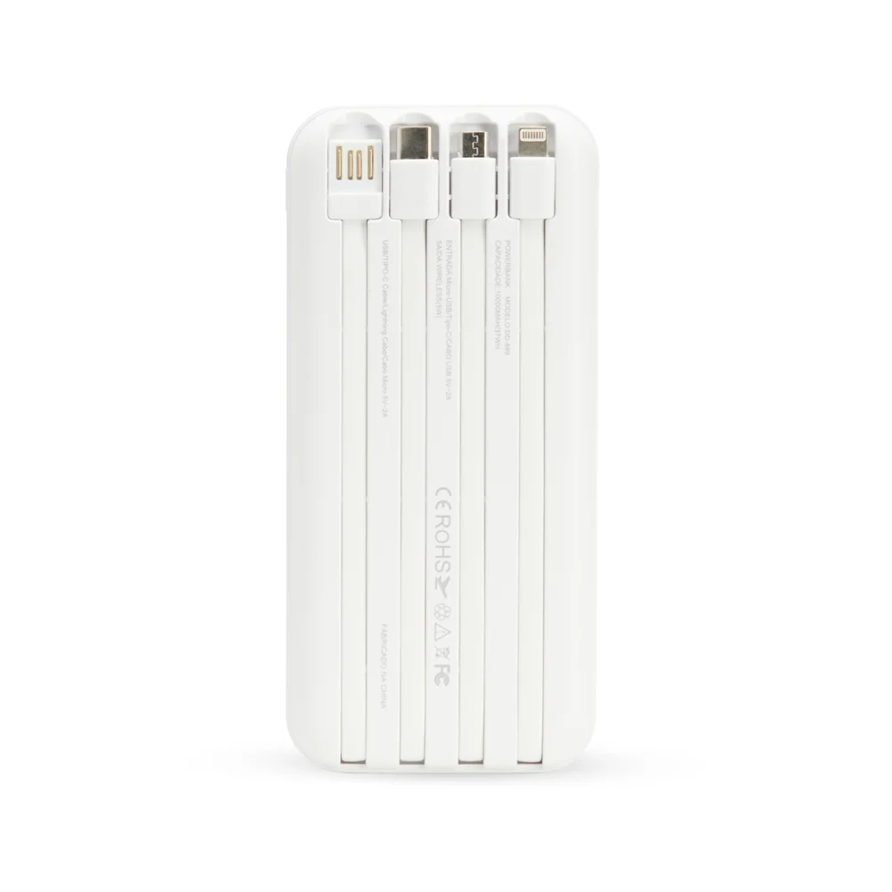 Carregador Portátil Power Bank Metálico L006052