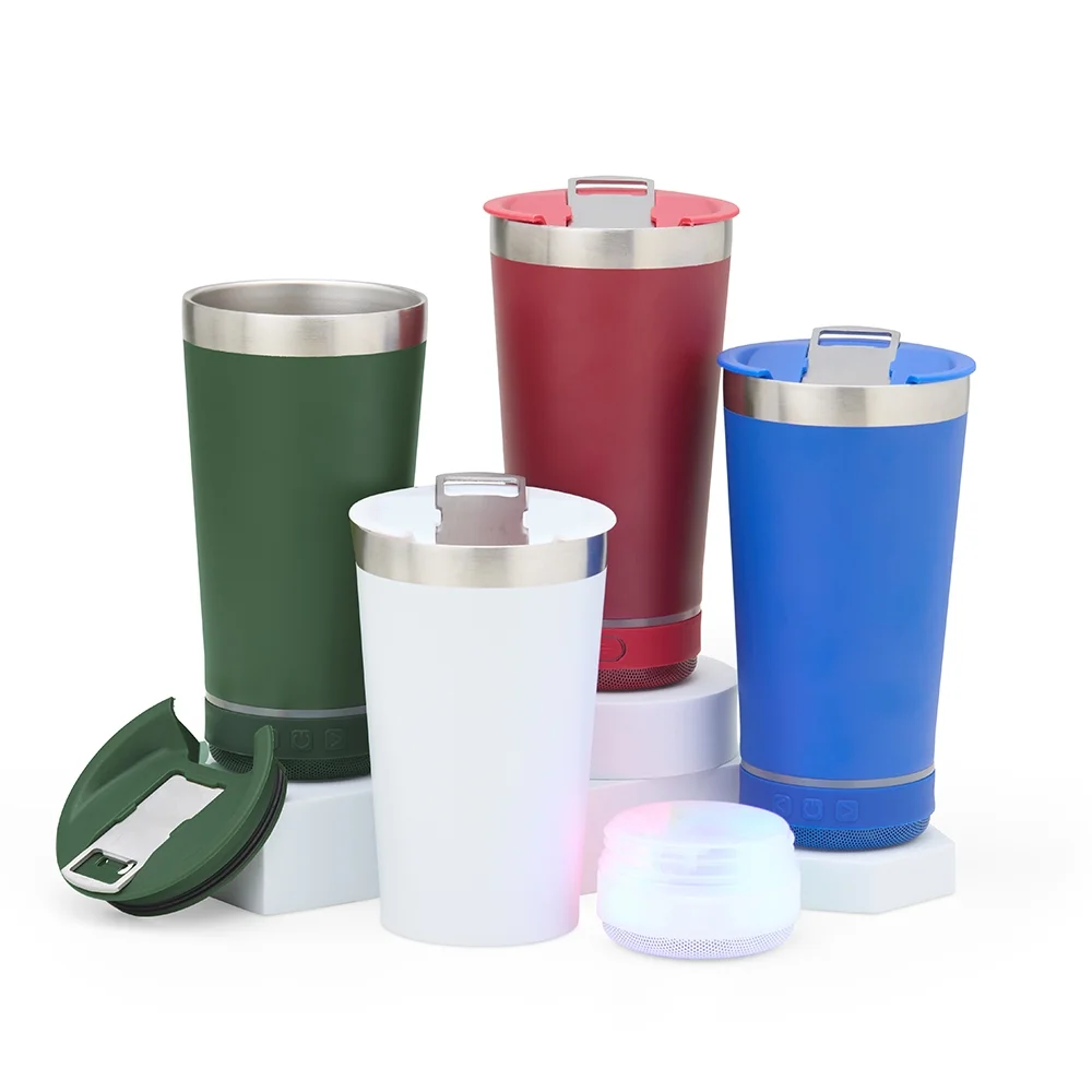 Copo Térmico 400ml com Caixa de Som L018749