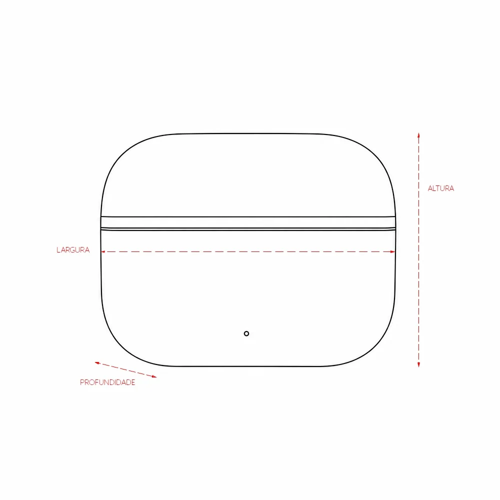 Fone de Ouvido Bluetooth com Case Carregador L009288