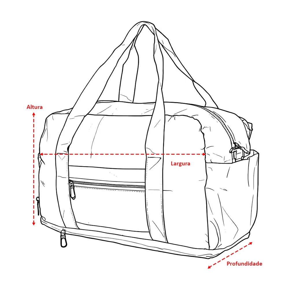 Bolsa Couro Sintético Expansível 36L L009148