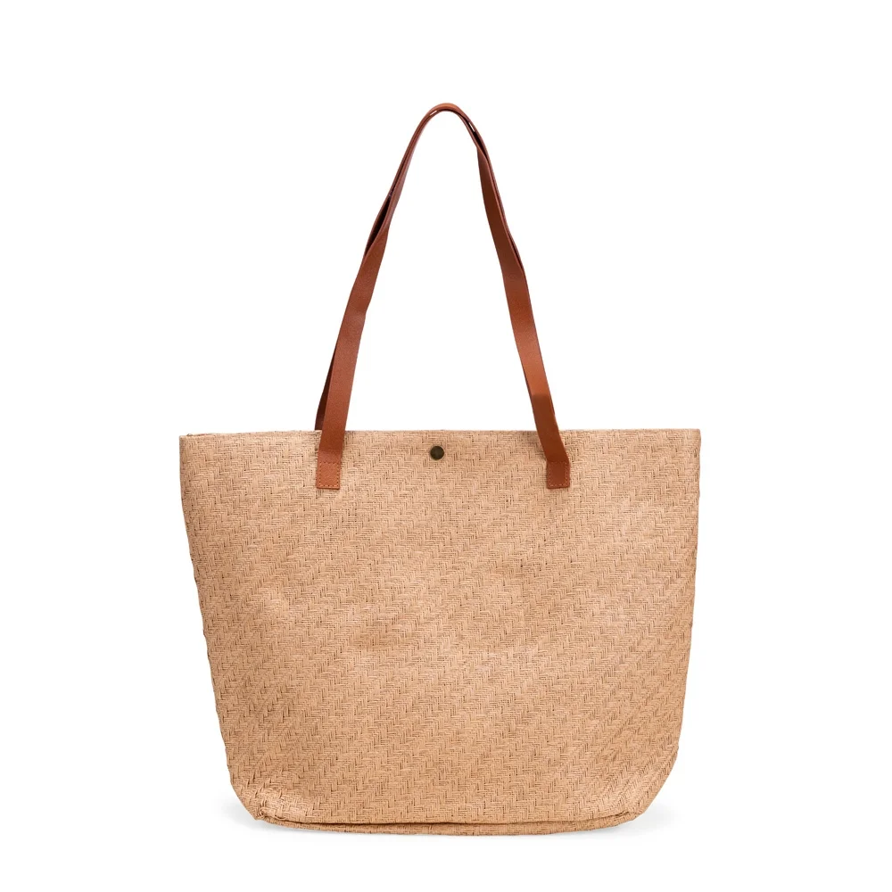 Bolsa Palha Trançada L009177